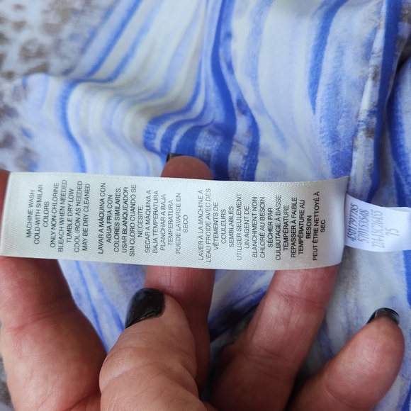 Chico's Vest Ivory Cream Quilted Women L 12 - Picture 9 of 14